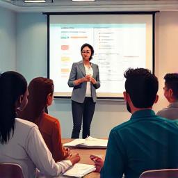 Team participating in a training workshop